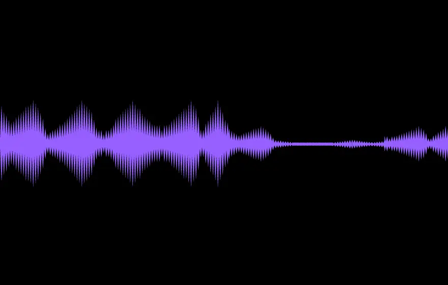 寝息の波形画像